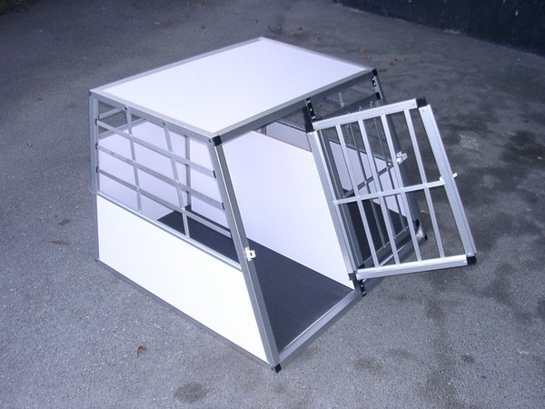 ALU-Hundetransportbox mit Trennwand - PREIS: € 179,00