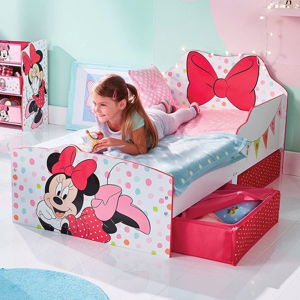 Minnie Mouse Kinderbett 142x77x63cm (LxBxH)