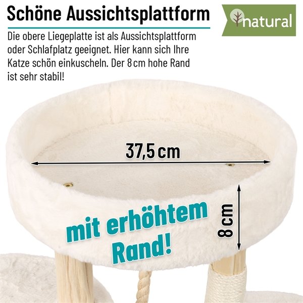 Massiver Kratzbaum 73cm