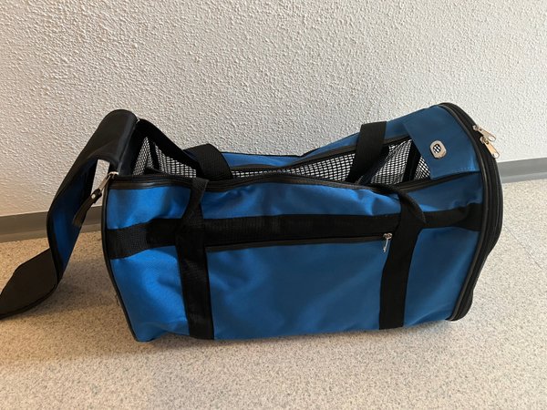Hundetasche, Transporttasche "blau" 50x25x30cm-nur ABHOLUNG möglich!