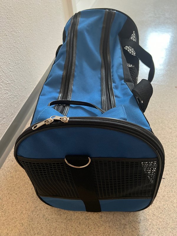 Hundetasche, Transporttasche "blau" 50x25x30cm-nur ABHOLUNG möglich!